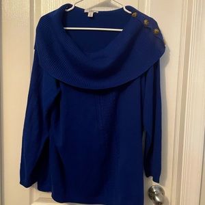 Royal blue sweater